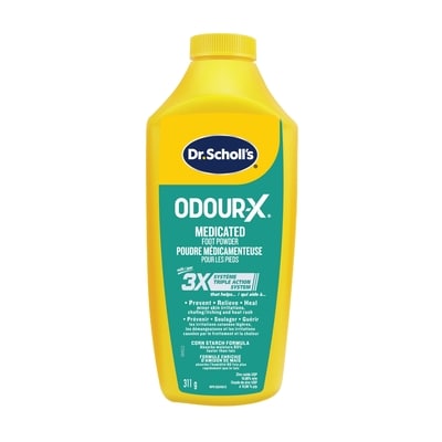 Dr. Scholl’s Poudre Médicamenteuse pour les Pieds 311 g, 3,86 $/100g