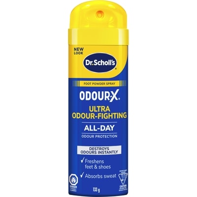 Dr Scholls Deodorant Powder Spray 133 g, $6.38/100g