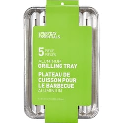 Everyday Essentials Aluminum Grilling Tray 5 pack 5x1.0 ea, $1.00/1ea