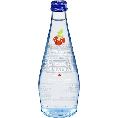 Clearly Canadian Sparkling Water Beverage Wild Cherry 325 ml, $0.83/100ml