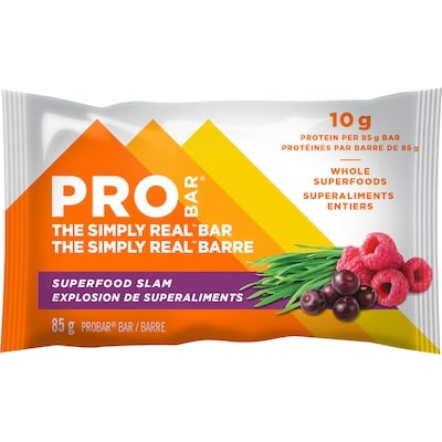 Probar Simply Real Bar Superfood Slam 85 g, $4.11/100g
