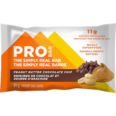 Probar Simply Real Bar Peanut Butter Chocolate 85 g, $4.11/100g