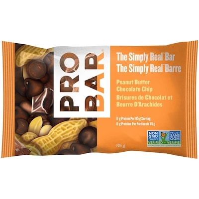 ProBar Simply Real Brisures de Chocolat et Beurre D'Arachides 85 g, 4,11 $/100g