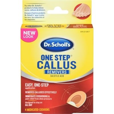 Dr Scholls One Step Callus Removers 4 ea, $2.35/1ea
