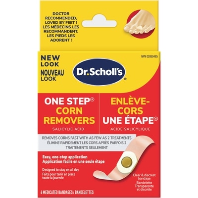 Dr Scholls One Step Corn Removers 6 ea, $1.57/1ea