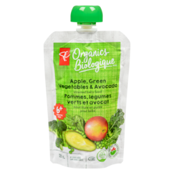 Apple, Green Vegetables Avocado Strained Baby Food