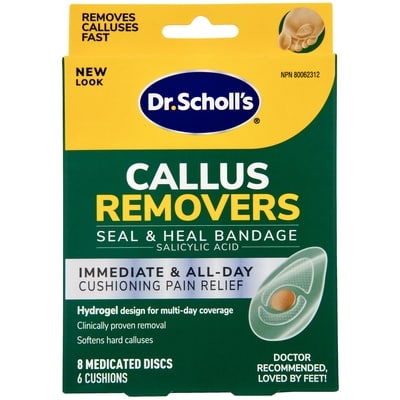 Dr. Scholl’s Enlève-callosités avec la Technologie DURAGELTM 6 ea, 1,33 $/1ch