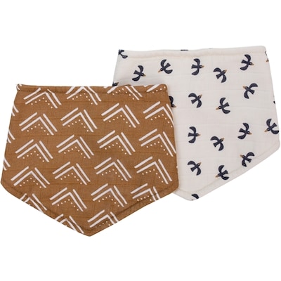 Lulujo Bavoir en mousseline 2pk Assorti 1 ea, 15,99 $/1ch