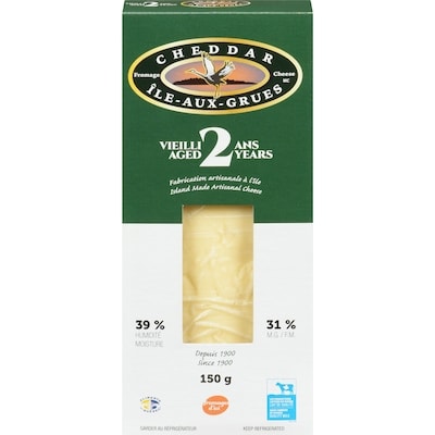 null Cheddar Cheese Aged 2 Years 31 % F.M. 150 g, $5.33/100g