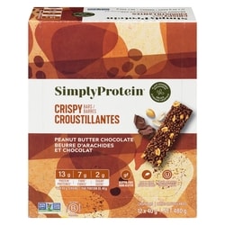 Simply Protein SP DARACHIDES ET CHOC 12x40.0 g, 5,83 $/100g