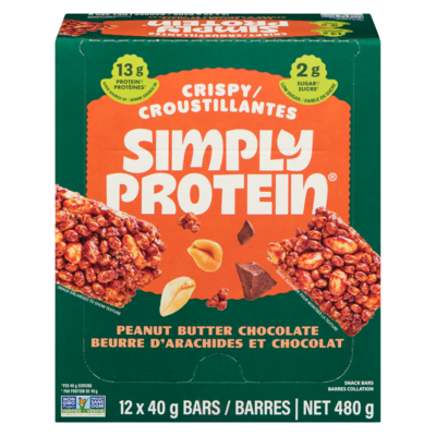 Simply Protein SP DARACHIDES ET CHOC 12x40.0 g, 7,50 $/100g