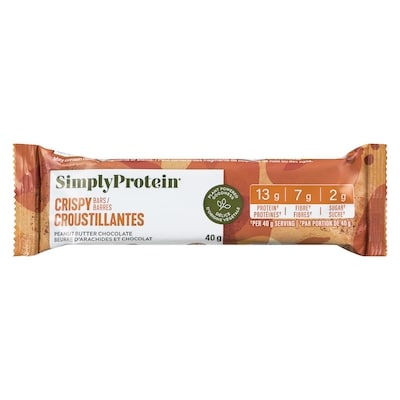 Simply Protein Peanut Butter Choco 40 g, $7.50/100g