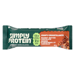 Simply Protein SP BARRE ARACHIDES CHOCO 40 g, 8,73 $/100g