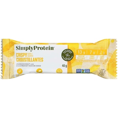 Simply Protein Lemon Coconut 40 g, $7.50/100g
