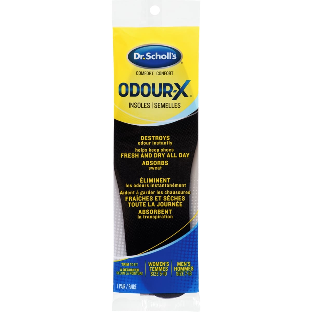 Dr Scholls Insoles Comfort Women'S Size 5-10 Men'S Size 7-13 1 ea, $6.79/1ea