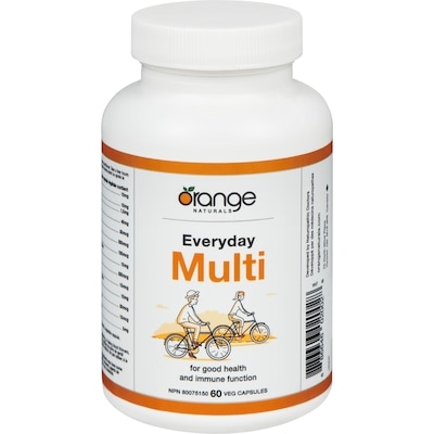 Orange Naturals Adult Multi Advanced Nutritional Support 60 Veg Capsules 60 ea, $0.45/1ea