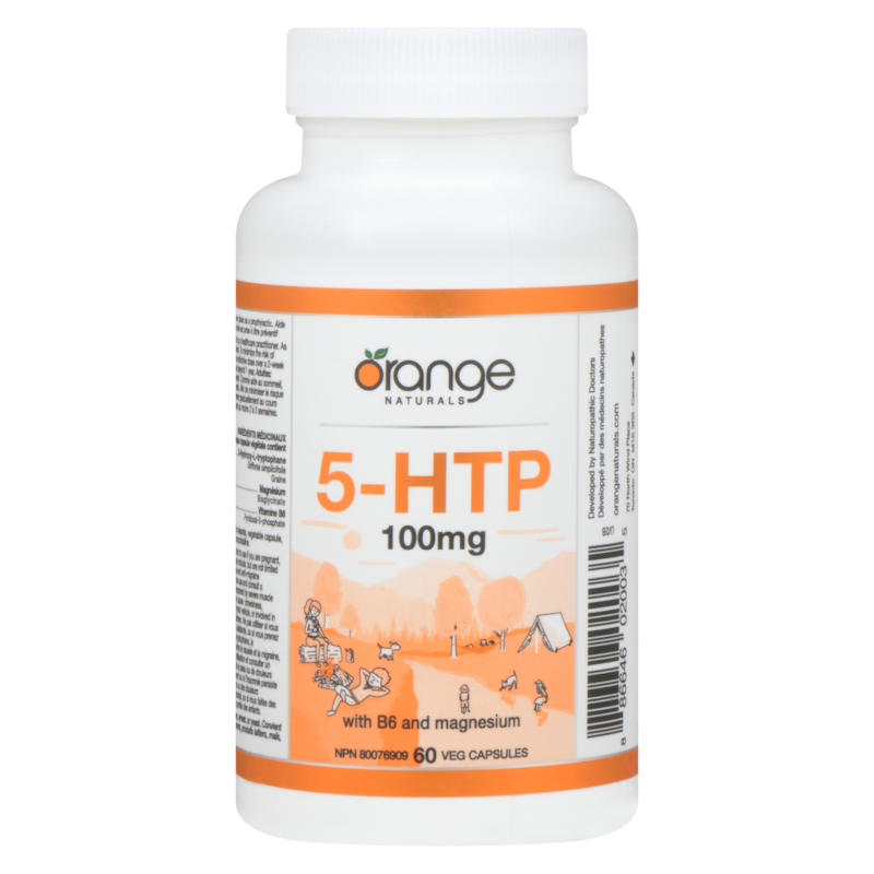 Veg Capsules 5-Htp With B6 And Magnesium 100 Mg