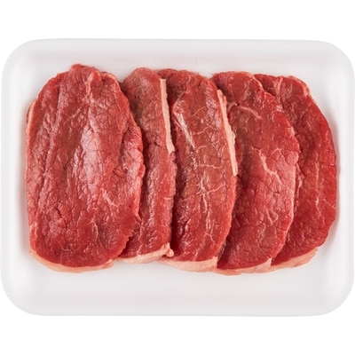 null Beef Outside Round Fast Fry Steaks, Club Pack $33.05/1kg $15.00/1lb