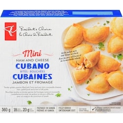 President's Choice Mini Ham and Cheese Cubano Bites 360 g, $2.78/100g