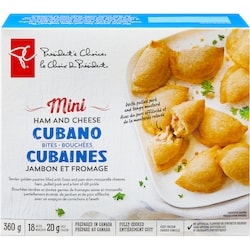 le Choix du Président Mini bouchées cubaines jambon et fromage 360 g, 2,78 $/100g