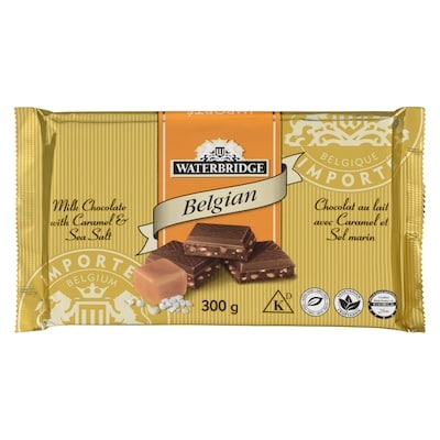 Waterbridge Milk Chocolate With Caramel & Sea Salt 300 g, $3.33/100g