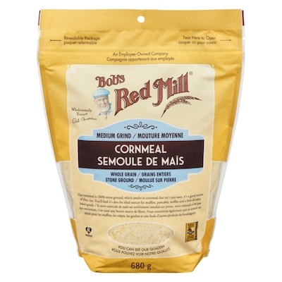 Bobs Red Mill Medium Cornmeal 680 g, $0.88/100g