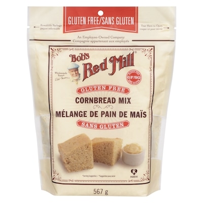 Bobs Red Mill Gluten Free Cornbread Mix 567 g, $1.23/100g