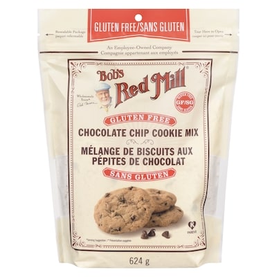 Bobs Red Mill Choc Chip Cookie Mix 624 g, $1.60/100g