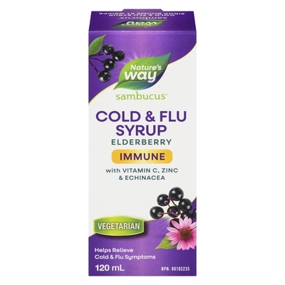 Nature's Way Sambucus Cold and Flu Care Immune Standardized Elderberry  120 ml, $14.16/100ml