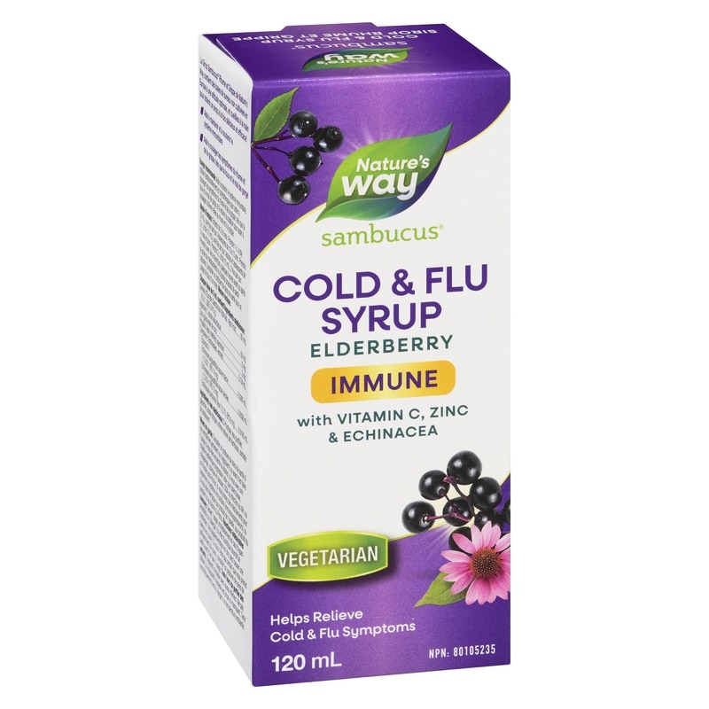 Sambucus Cold and Flu Care Immune Standardized Elderberry