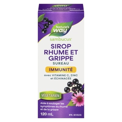 Nature’s Way NAWY SAMBUCUS IMMUNITE SIROP 120 ml, 14,16 $/100ml