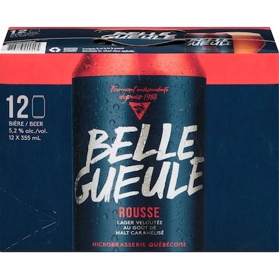Belle Gueule Beer Rousse (ID required at pick-up) 12x355.0 ml, $0.45/100ml