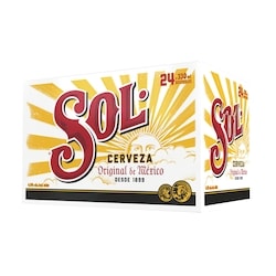Sol Beer 24 x 330 ml (ID required at pick-up) 24x330.0 ml, $0.41/100ml