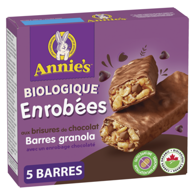 Annie's Barre de céréales au chocolat 5ct 130 g, 4,22 $/100g