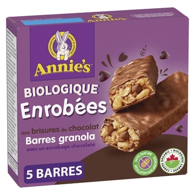 Annie's Barre de céréales au chocolat 5ct 130 g, 4,22 $/100g