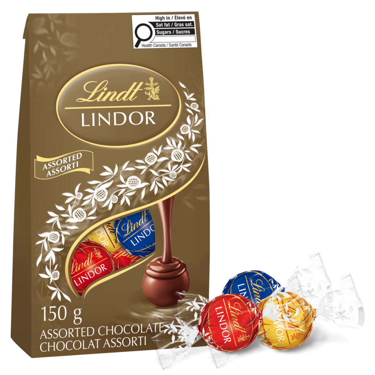 Lindt LINDOR Double Chocolate Truffles Bag