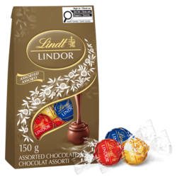 Lindt LINDOR Assorted Chocolate Truffles Bag 150 g, $6.00/100g