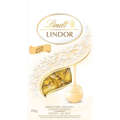 Lindt LINDOR White Chocolate Truffles, Bag 150 g, $7.33/100g