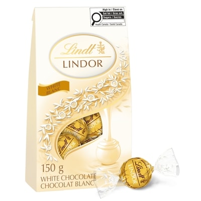 Lindt Sachet Truffes LINDOR au chocolat blanc 150 g, 8,66 $/100g