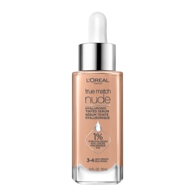 L'Oreal Paris Hyaluronic Tinted Serum True Match Nude 3-4 Light-Medium 30 ml, $73.33/100ml