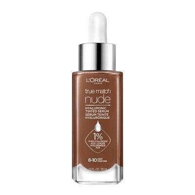 L’Oréal Sérum Teinté Hyaluronique True Match Nude 8-10 Profond 30 ml, 80,00 $/100ml