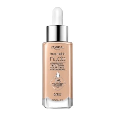 L’Oréal Sérum Teinté Hyaluronique True Match Nude 2-3 Clair 30 ml, 80,00 $/100ml