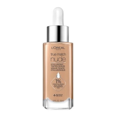L’Oréal Sérum Teinté Hyaluronique True Match Nude 4-5 Moyen 30 ml, 80,00 $/100ml