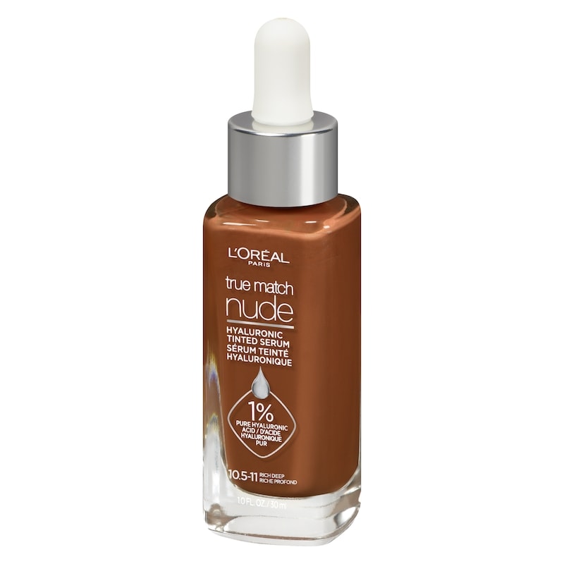 True Match Nude Hyaluronic Tinted Serum Plumping and hydrating, Rich Deep Rich Deep