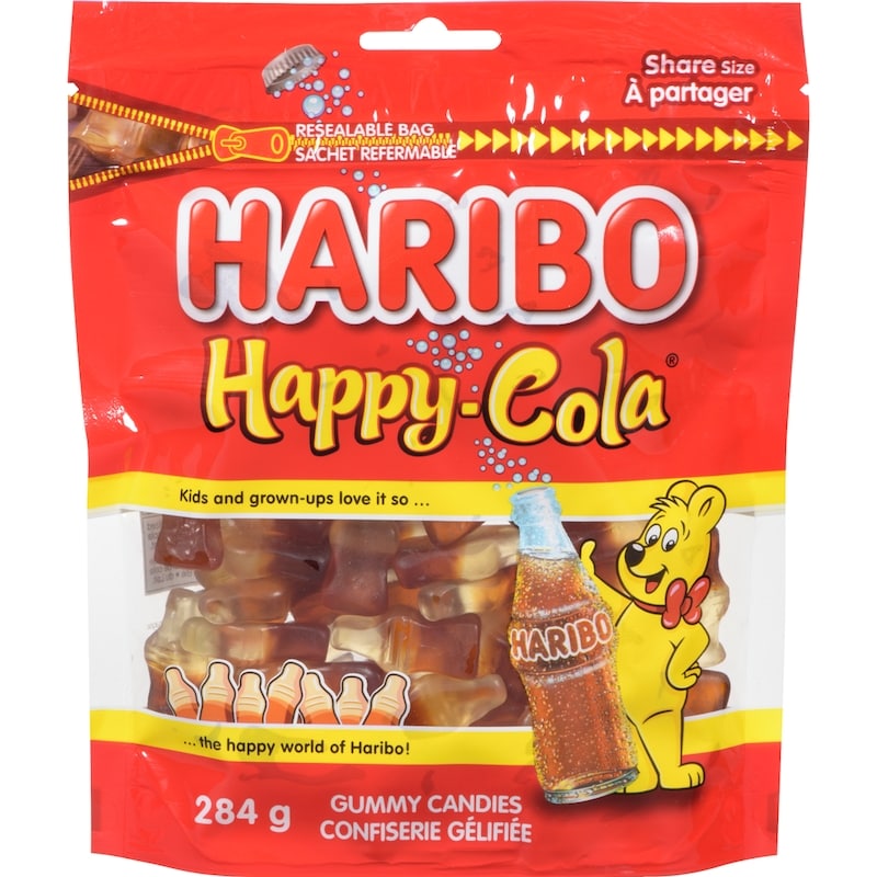 Happy-Cola Gummy Candies Share Size