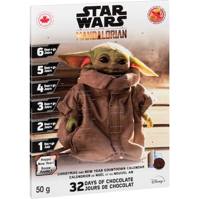 Star wars 32 jours de chocolat the mandalorian calendrier de noël et du nouvel an