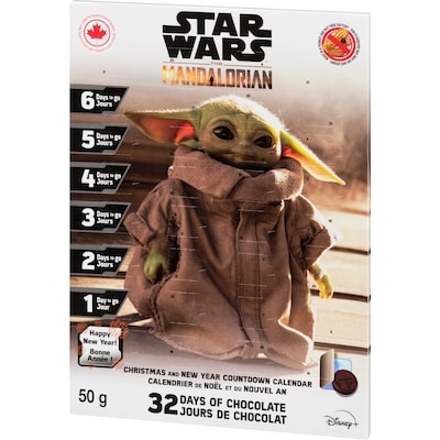 Star wars 32 jours de chocolat the mandalorian calendrier de noël et du nouvel an