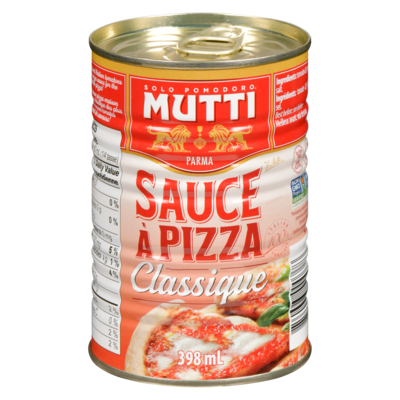 Mutti Classique Sauce À Pizza 398 ml, 1,63 $/100ml