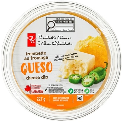 President's Choice Queso Cheese Dip 227 g, $2.37/100g