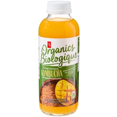 PC Biologique Kombucha biologique mangue et curcuma 473 ml, 0,91 $/100ml